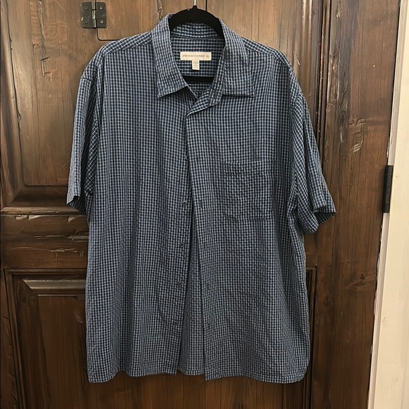 Pronto Uomo Other - Men's Blue Checkered Shirt